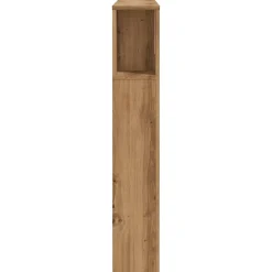 Vidaxl Armoire à tête de lit Chêne artisanal 140 x 18,5 x 102,5 cm Bois d'ingénierie Discount