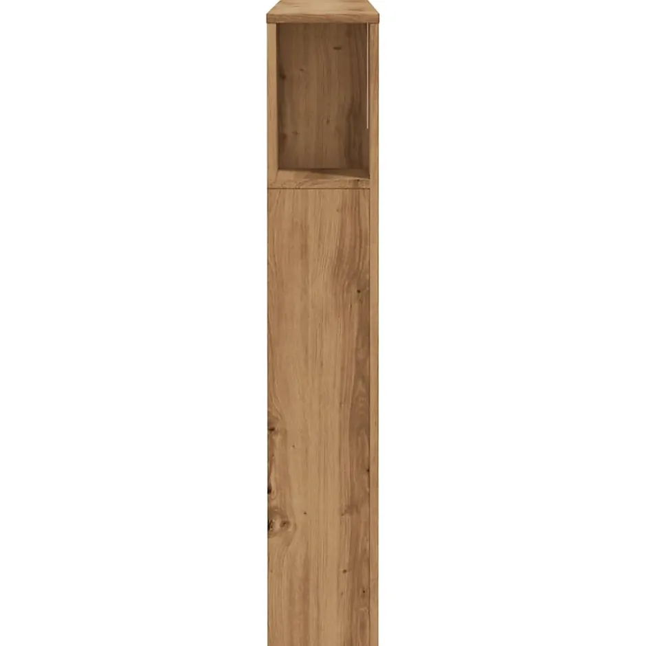 Vidaxl Armoire à tête de lit Chêne artisanal 140 x 18,5 x 102,5 cm Bois d'ingénierie Discount