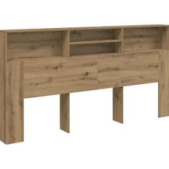 Vidaxl Armoire de tête de lit chêne artisanal 200x19x103,5 cm Online