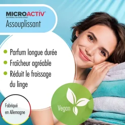 Höfer Chemie Assouplissant Végétalien Classic Blue 4 x 10 L, Linge Doux Et Parfum Longue Durée Best