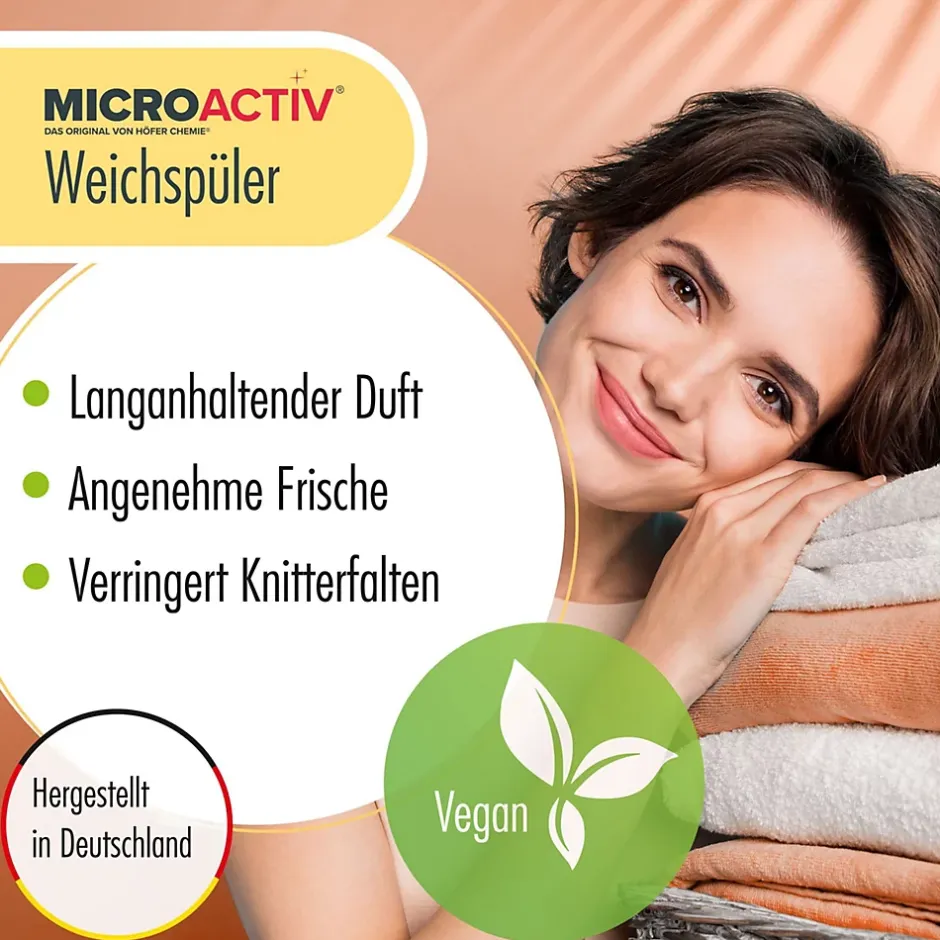 Höfer Chemie Assouplissant Végétalien Summer 2 x 10 L, Linge Doux, Parfum Estival Et Séchage Rapide Clearance