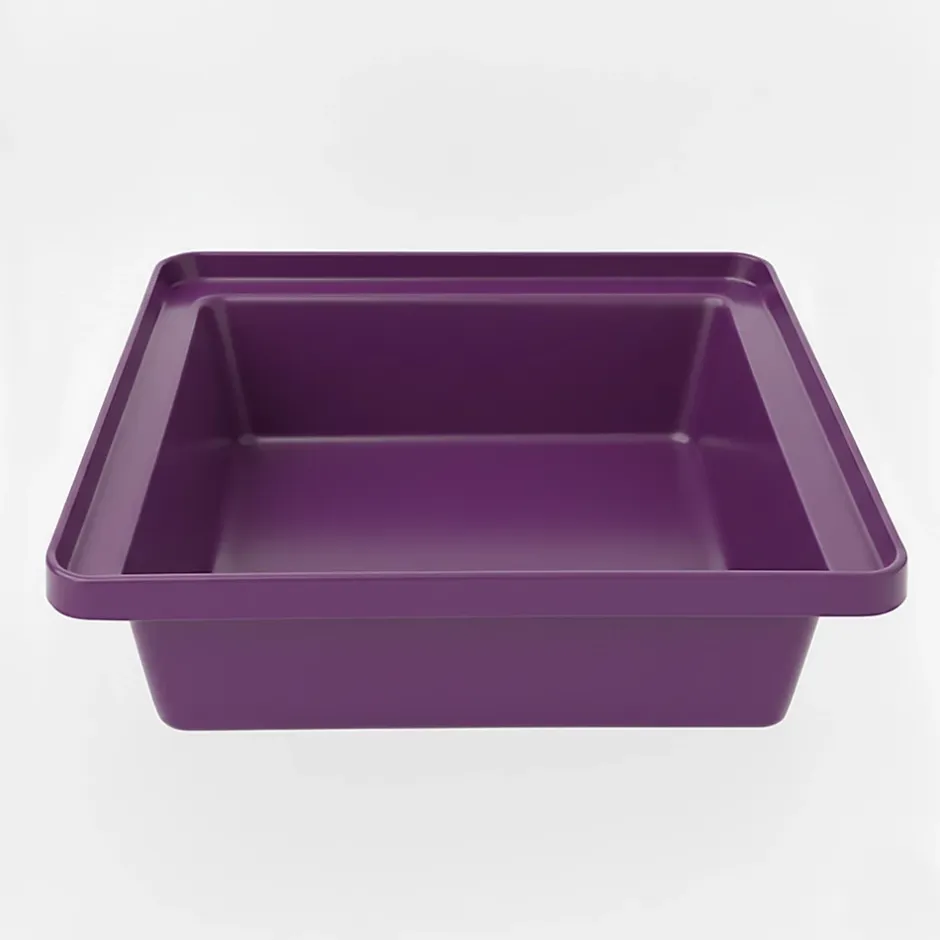 Plast'Up Rotomoulage Bac de rangement empilable 30l - VIOLET - 17cm Best