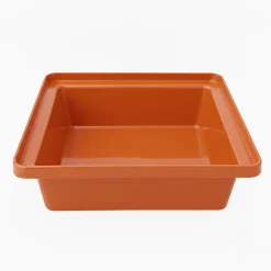 Plast'Up Rotomoulage Bac de rangement empilable 30l - ORANGE - 17cm