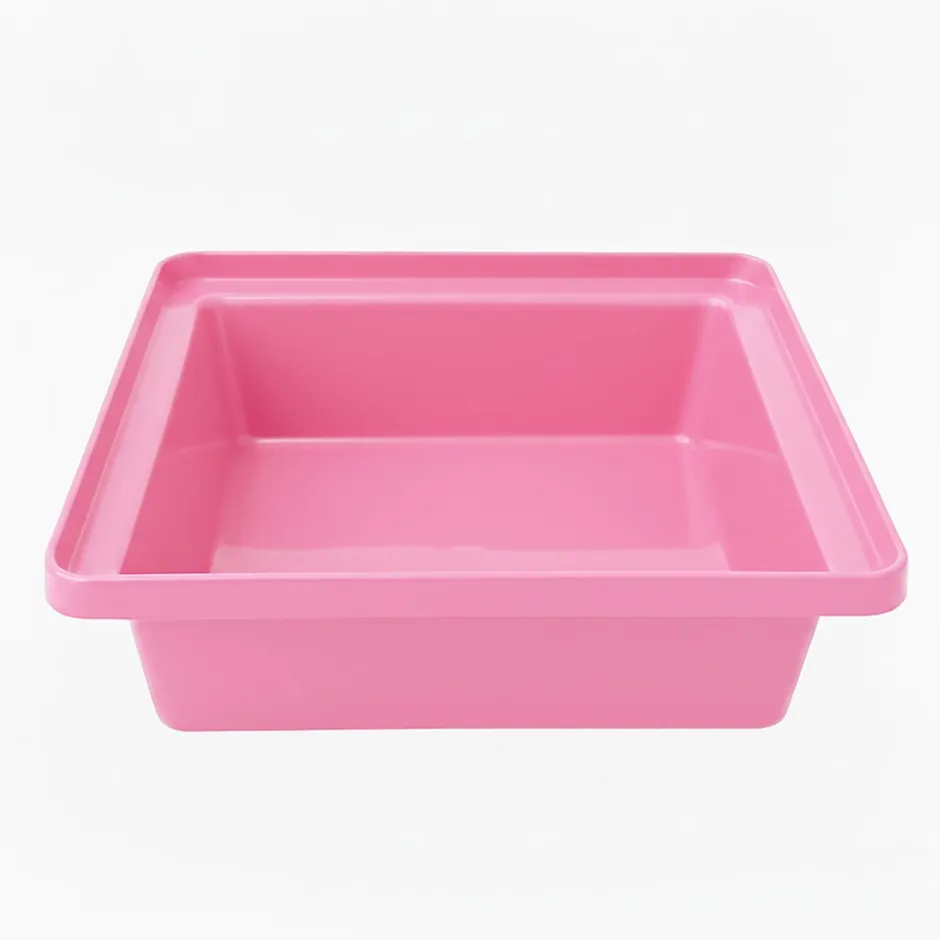 Plast'Up Rotomoulage Bac de rangement empilable 30l - ROSE - 17cm Best