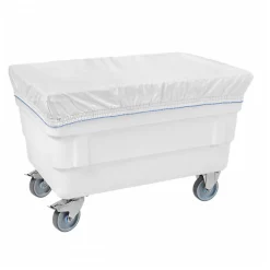 Gilac Bac double-paroi 310 L - roues chape inox - blanc