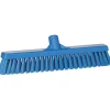 Vikan Balai contact alimentaire 410 mm, Souple-dur, Bleu, douille inclinée Hot