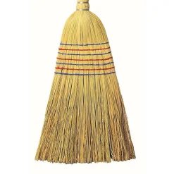 Terre Jardin Balai paille de riz 150x30 cm solide 7 fils pour nettoyage extérieur intensif