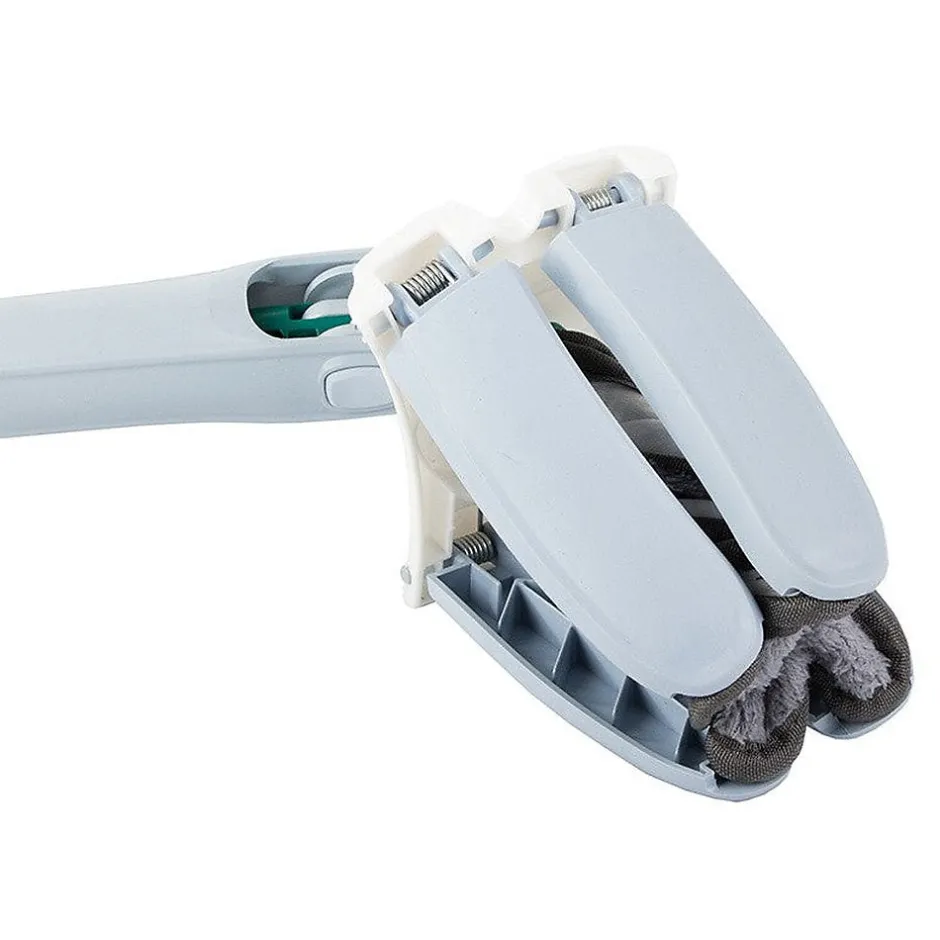 Importdistrib Balai serpillière plat pour le nettoyage des sols avec essoreuse rotative