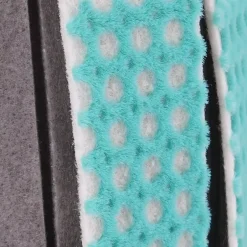 GoodHome Balai serpillère à franges microfibre et plastique blanc et bleu l.8 cm Hot