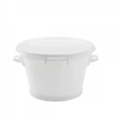 Gilac Baquet rond fond renforcé 50 L - blanc Clearance