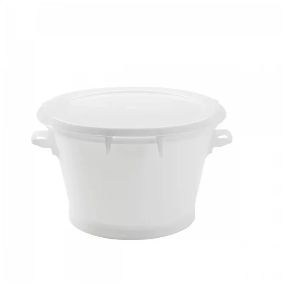 Gilac Baquet rond fond renforcé 50 L - blanc Clearance