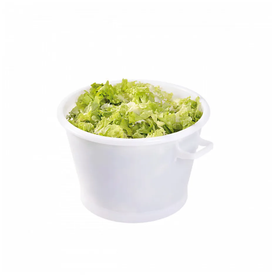 Gilac Baquet rond fond renforcé 35 L - blanc