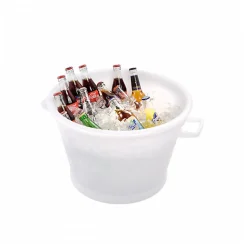 Gilac Baquet rond fond renforcé 35 L - blanc