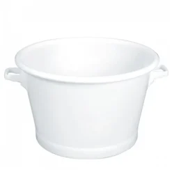 Gilac Baquet rond fond renforcé 75 L - blanc Online