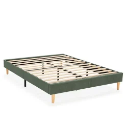 Vs Venta-Stock Base rembourrée Bari 140x190 cm Vert Sale