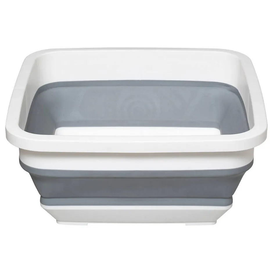 5Five Bassine retractable 8L - Blanc Gris -
