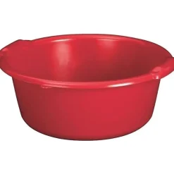 Aluminium Et Plastique Bassine ronde 20 L - D: 45 cm x 20 cm - rouge Clearance