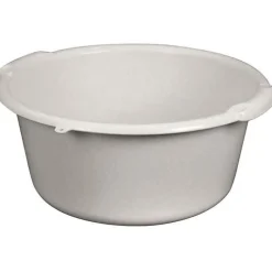 Aluminium Et Plastique Bassine ronde 20 L - D: 45 cm x 20 cm - gris moucheté Outlet