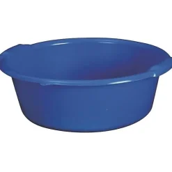 Aluminium Et Plastique Bassine ronde 11L - D: 36.5cm - H 14cm - bleu Outlet