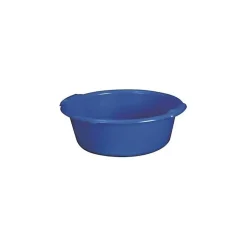 Aluminium Et Plastique Bassine ronde 11L - D: 36.5cm - H 14cm - bleu Outlet