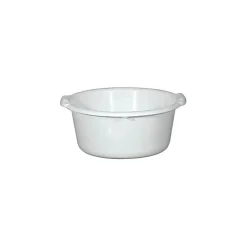 Aluminium Et Plastique Bassine ronde 20l d43 blanc alimentaire Discount