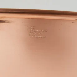 Baumalu Bassine a confiture cuivre 38 cm 12/10eme anses inox - 9 litres environ