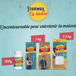 Starwax Fabulous Bicarbonate de soude technique Starwax The fabulous 2,5kg Outlet