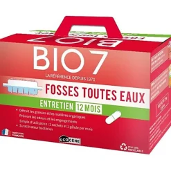 Ecogene bio7 entretien 12 mois fosses toutes eaux 1920 g