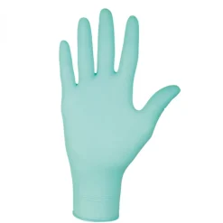 Vivezen Boite de 100 gants en nitrile jetables - non poudrés - Taille S - Vert -