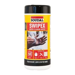 Soudal Boite de 50 lingettes nettoyantes Swipex