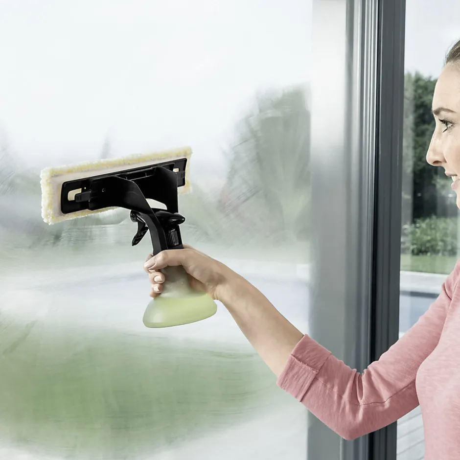 Kärcher Bonnette microfibres jaune pour nettoyeur de vitres Karcher wv vendue par 2