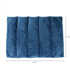 Vivezen Bouillotte, coussin chauffant 45 x 30 cm pour le dos ou autres parties du corps - Bleu - Online