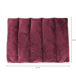 Vivezen Bouillotte, coussin chauffant 45 x 30 cm pour le dos ou autres parties du corps - Bleu -