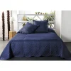 Linder Boutis contemporain bleu marine - 180x240cm - Bleu marine