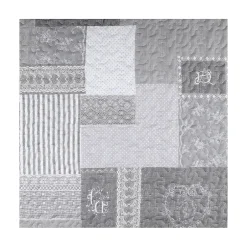 Lovely Casa Boutis 240x260 avec 2 taies et sac Arkansas gris Discount
