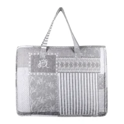 Lovely Casa Boutis 240x260 avec 2 taies et sac Arkansas gris Discount