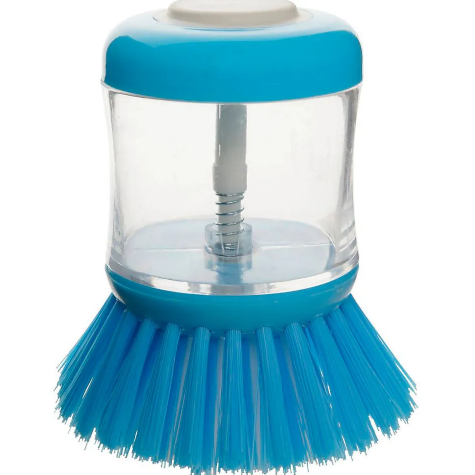 Fackelmann Brosse à vaisselle avec réservoir pour liquide vaisselle Tecno