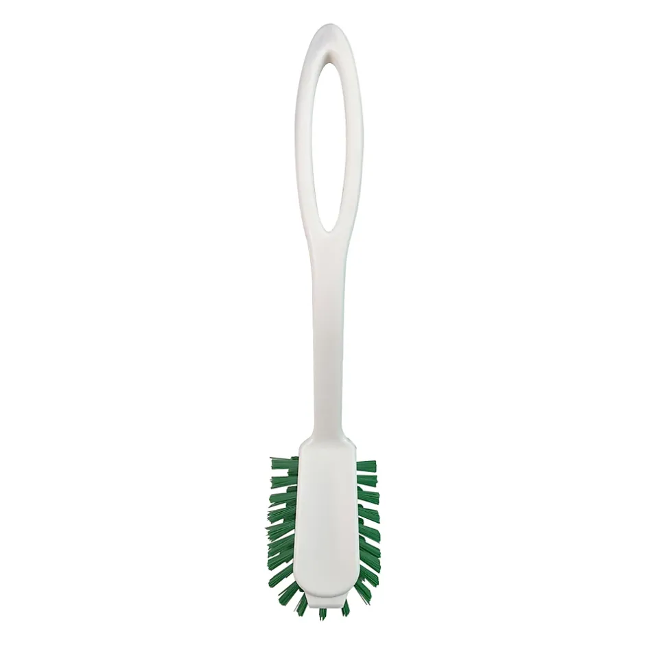Brosse à vaisselle poils rigides blanc l.6cm Best