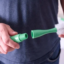 GoodHome Brosse de nettoyage pour radiateur flexible poils rigide blanc l.5cm Clearance