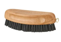 Gerlon Brosse navette en soie noir manche bois