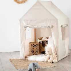 Atmosphera Créateur D'Intérieur Cabane enfant - structure pin - toile coton H116 cm - Atmosphera Sale