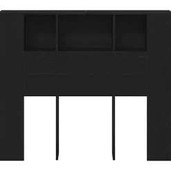 Vidaxl Cabinet de Tête de Lit Chêne noir 120 x 18.5 x 102.5 cm Clearance