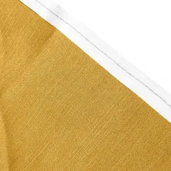 Meubletmoi Cache-sommier tapissier 160x200 cm en tissu jaune - NIVU 9366