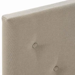 Vs Venta-Stock Cadre de lit rembourré Rosi 30 cm, 90x190 cm, Beige Sale