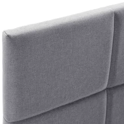 Vs Venta-Stock Cadre de lit rembourré Silvi 30 cm, 140x190 cm, Gris foncé Sale