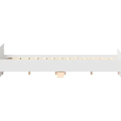 Vidaxl Cadre de lit sans matelas blanc 120x190 cm