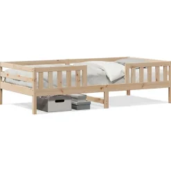Vidaxl Cadre de lit sans matelas 90x190 cm bois de pin massif