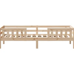 Vidaxl Cadre de lit sans matelas 90x190 cm bois de pin massif