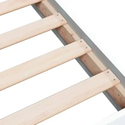 Vidaxl Cadre de lit sans matelas blanc 160x200 cm bois d ingénierie Clearance