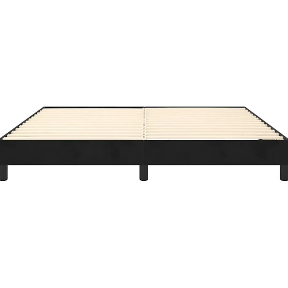 Vidaxl Cadre de lit sans matelas noir 180x200 cm velours Hot